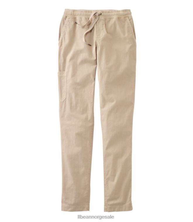 kvinner stretch ripstop pull-on bukser 24VDH5661 L.L.Bean klær sandbanke