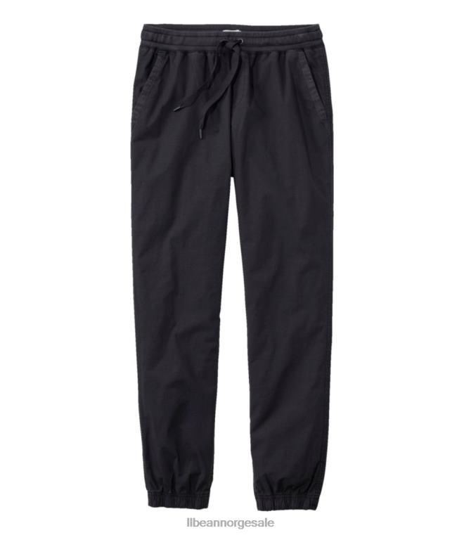 kvinner stretch ripstop pull-on bukser 24VDH5811 L.L.Bean klær svart