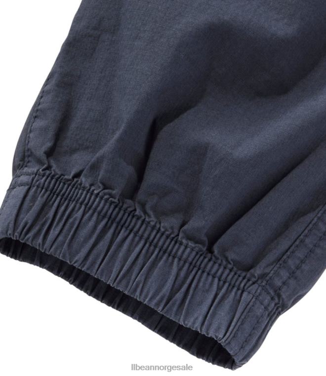 kvinner stretch ripstop pull-on bukser 24VDH6520 L.L.Bean klær stål blå