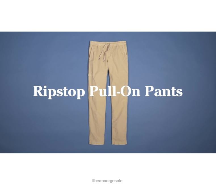 kvinner stretch ripstop pull-on bukser 24VDH6877 L.L.Bean klær legering grå