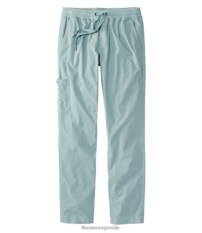 kvinner stretch ripstop pull-on bukser 24VDH7166 L.L.Bean klær stål blå