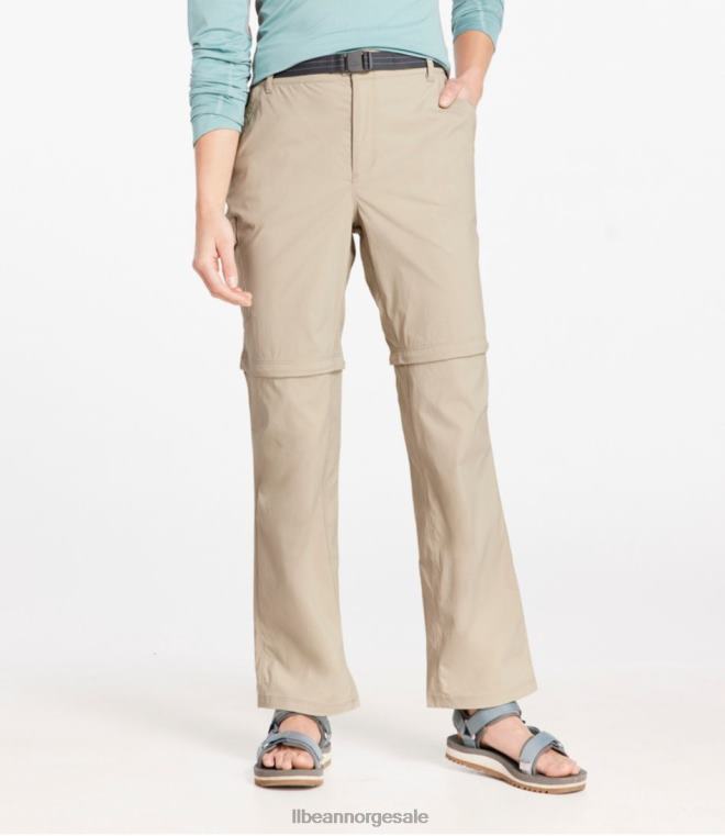kvinner tropicwear zip-off bukser 24VDH3267 L.L.Bean klær frostgrå