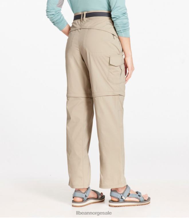 kvinner tropicwear zip-off bukser 24VDH3267 L.L.Bean klær frostgrå