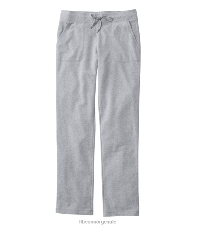 kvinner ultramyk svette 24VDH7167 L.L.Bean klær lys grå lyng