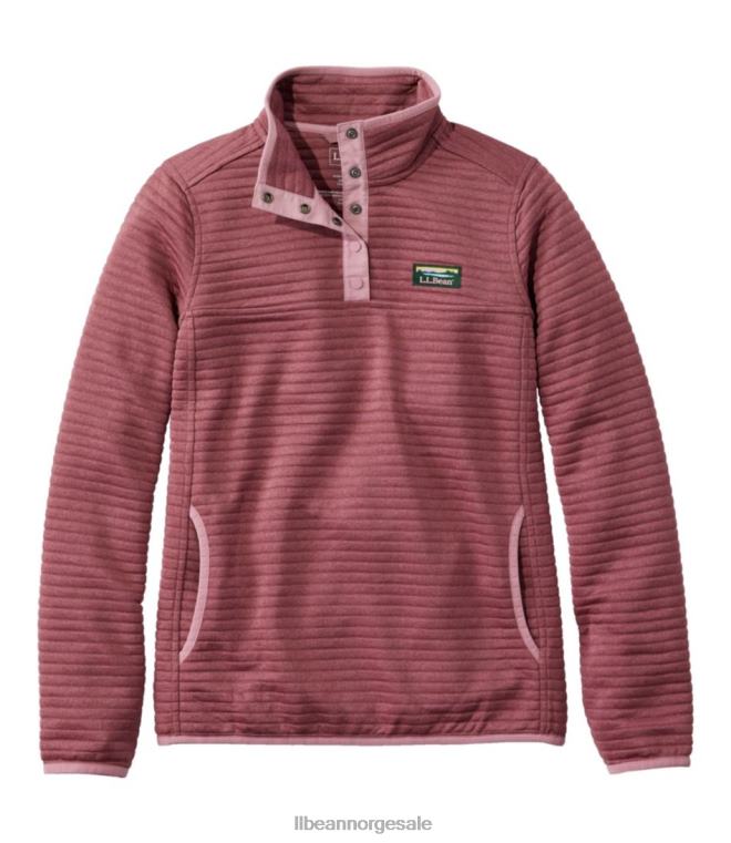 kvinner airlight strikket genser 24VDH33 L.L.Bean klær rødvinslyng