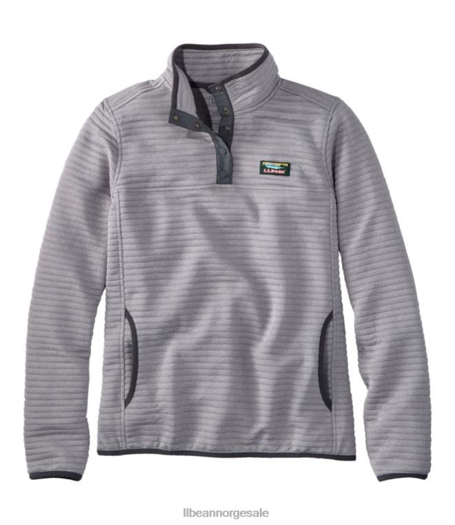 kvinner airlight strikket genser 24VDH5671 L.L.Bean klær steinbrudd grå lyng