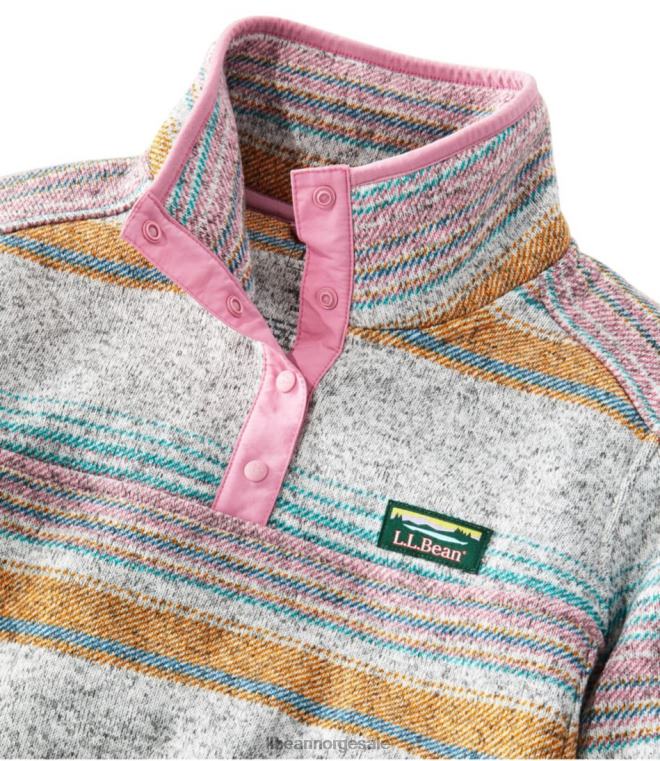 kvinner genser fleece genser 24VDH3397 L.L.Bean klær bøffel rutete granat