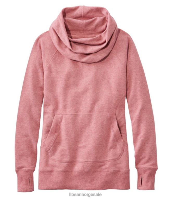 kvinner koselig genser 24VDH2988 L.L.Bean klær mørk plommeroselyng