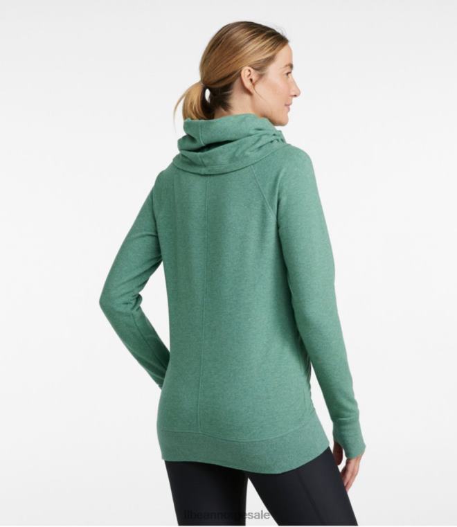 kvinner koselig genser 24VDH2988 L.L.Bean klær mørk plommeroselyng