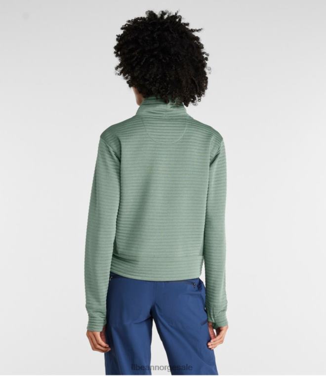 kvinner luftlys genser 24VDH3326 L.L.Bean klær steinbrudd grå lyng