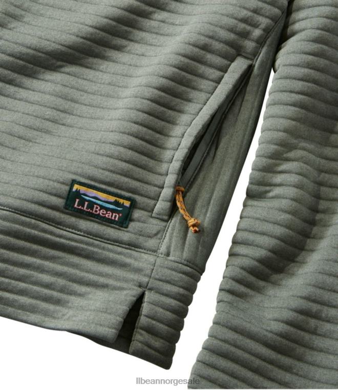 kvinner luftlys genser 24VDH3326 L.L.Bean klær steinbrudd grå lyng