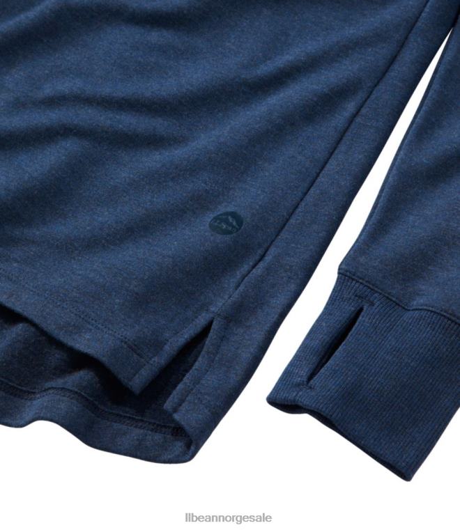 kvinner softflex mockneck genser 24VDH523 L.L.Bean klær rødvinslyng