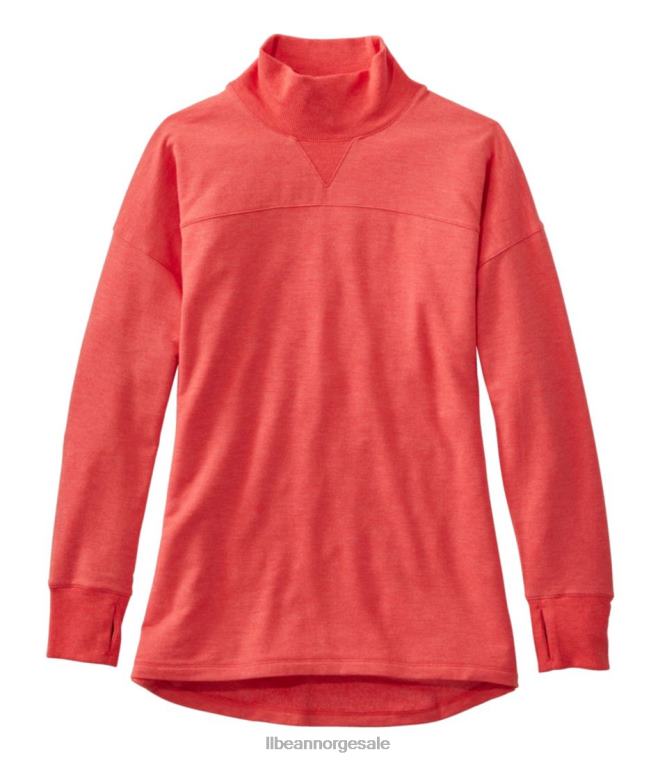 kvinner softflex mockneck genser 24VDH6614 L.L.Bean klær glørlyng