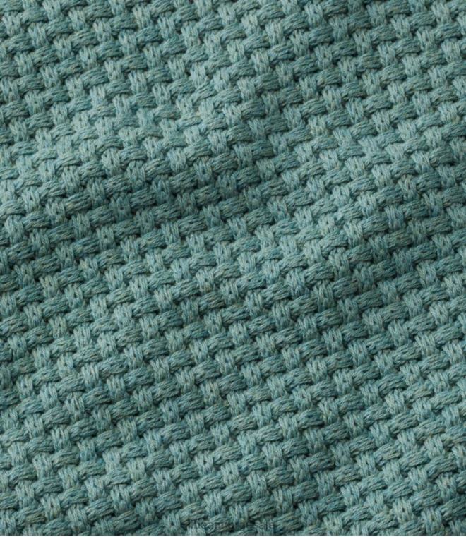 kvinner kurvvev genser 24VDH4822 L.L.Bean klær måneskinnsblå
