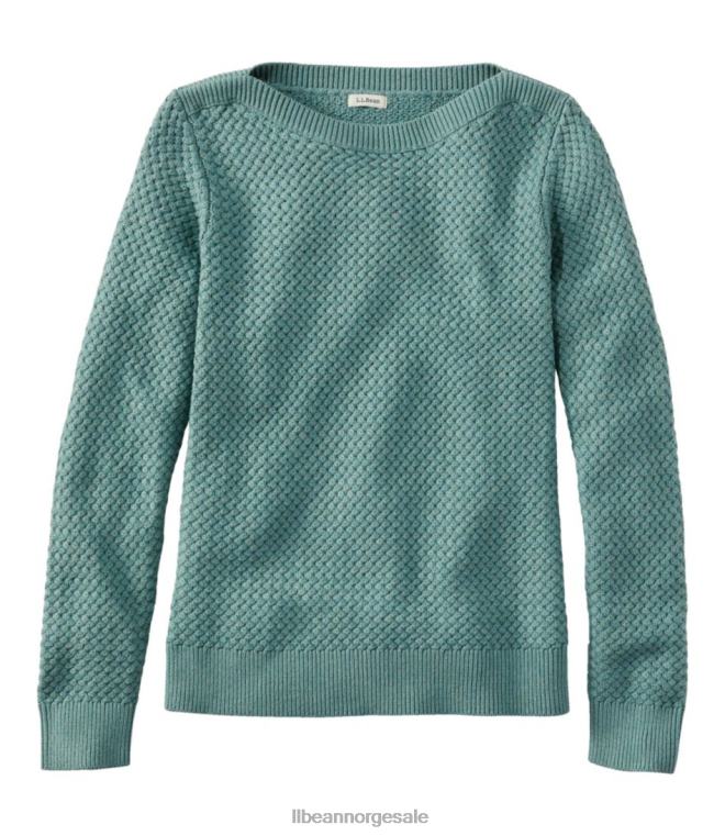 kvinner kurvvev genser 24VDH5852 L.L.Bean klær bløt granlyng