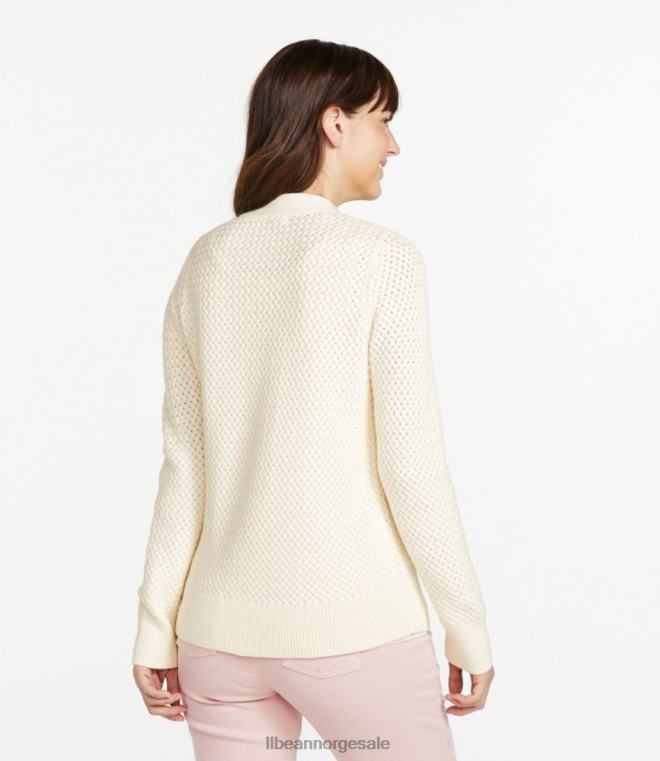 kvinner kurvvev genser 24VDH6641 L.L.Bean klær rose vask
