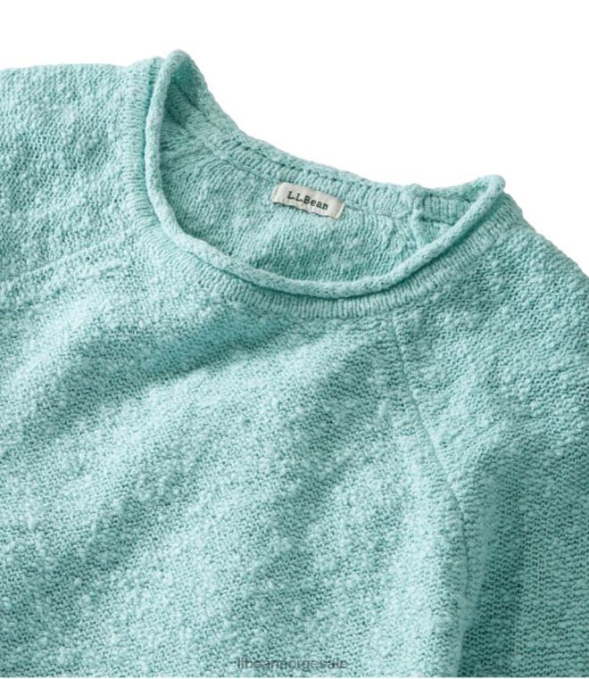 kvinner midvekts genser med rullekrave i bomull 24VDH7170 L.L.Bean klær laurbærblad