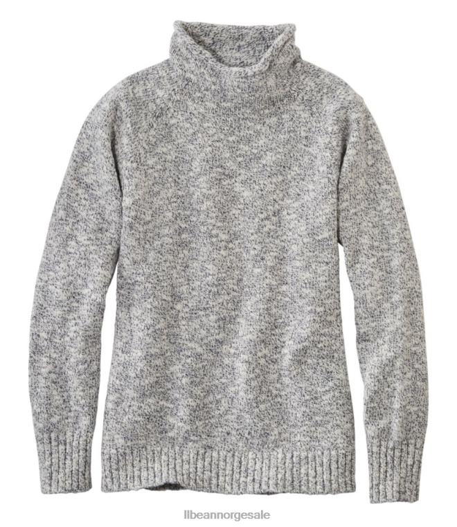 kvinner ragg genser i bomull 24VDH3356 L.L.Bean klær havregryn