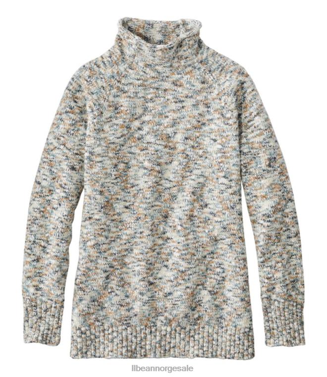 kvinner ragg genser i bomull 24VDH738 L.L.Bean klær sjøfuru
