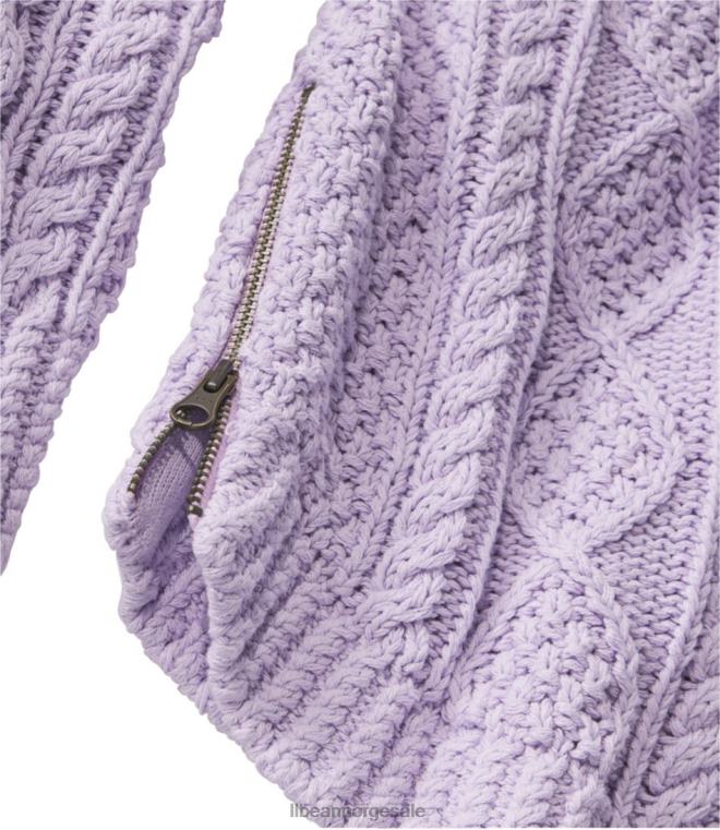 kvinner signatur bomull fisherman tunika genser 24VDH4976 L.L.Bean klær beige