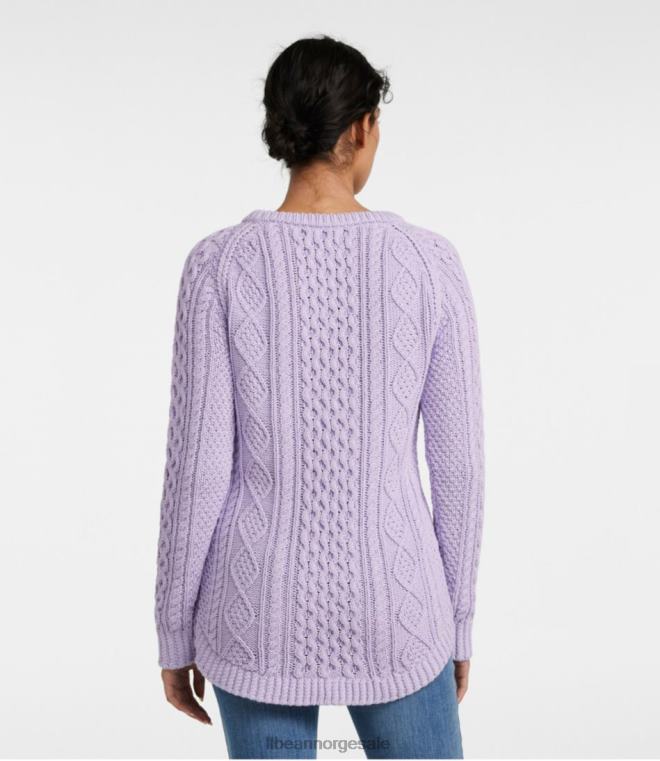 kvinner signatur bomull fisherman tunika genser 24VDH5963 L.L.Bean klær kulllyng