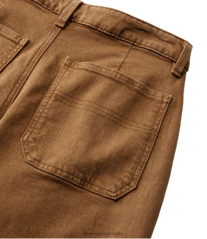 kvinner 207 vintage jeans 24VDH459 L.L.Bean klær lønnebrun