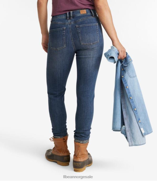 kvinner beanflex jeans 24VDH3247 L.L.Bean klær hvit
