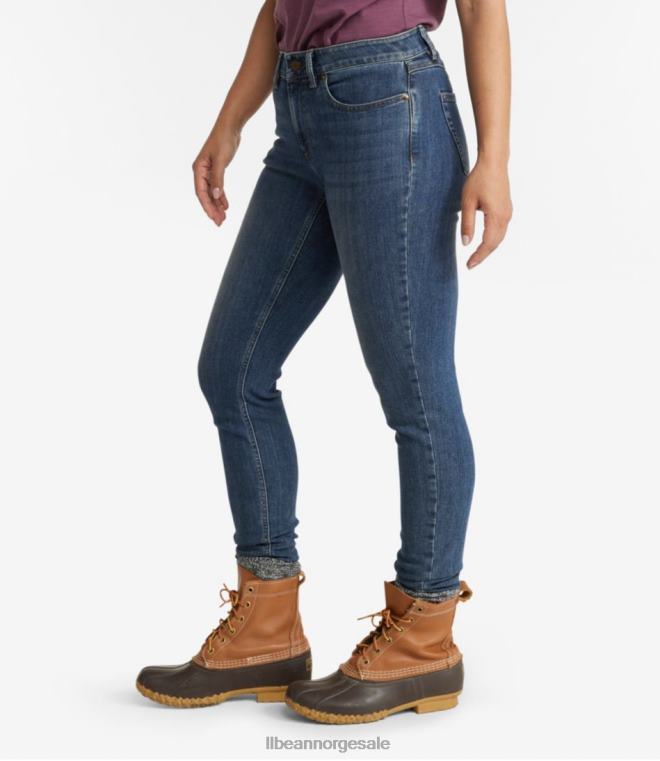 kvinner beanflex jeans 24VDH3247 L.L.Bean klær hvit