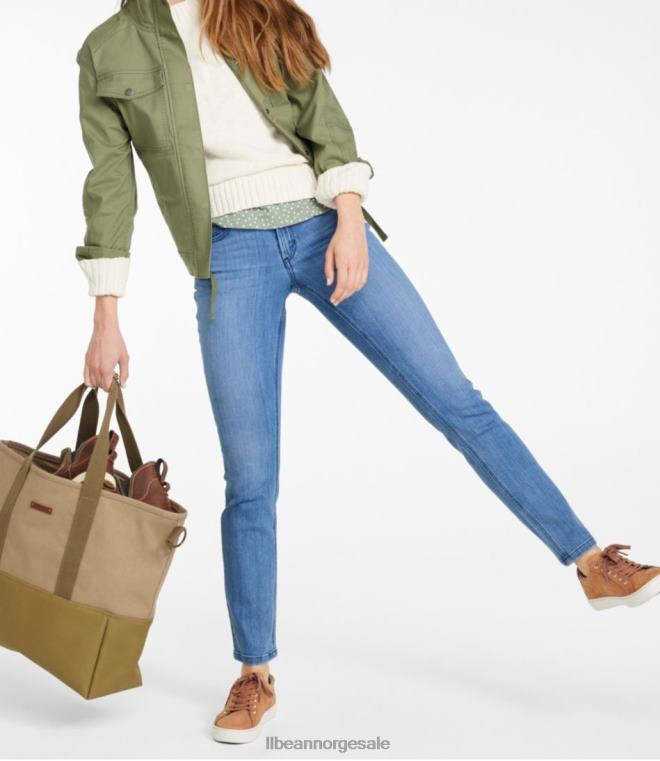 kvinner beanflex jeans 24VDH3247 L.L.Bean klær hvit