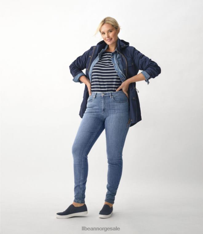 kvinner beanflex jeans 24VDH3247 L.L.Bean klær hvit
