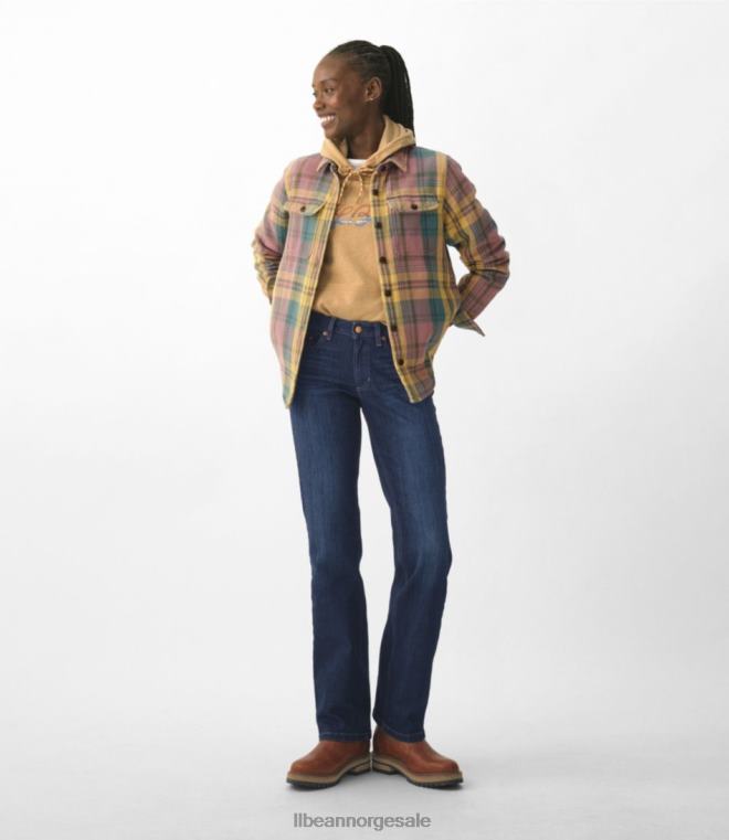 kvinner beanflex jeans 24VDH3253 L.L.Bean klær lys indigo