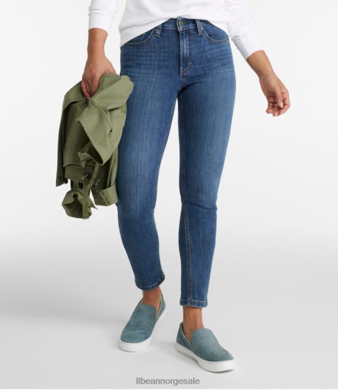 kvinner beanflex jeans 24VDH398 L.L.Bean klær steinvasket