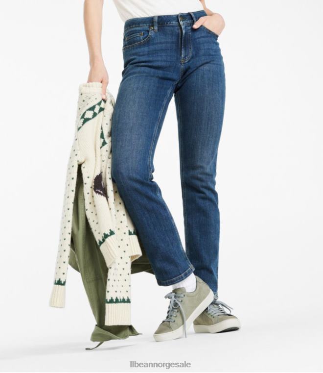 kvinner beanflex jeans 24VDH4609 L.L.Bean klær lys indigo