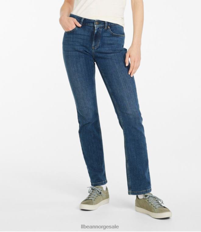 kvinner beanflex jeans 24VDH46 L.L.Bean klær steinvasket