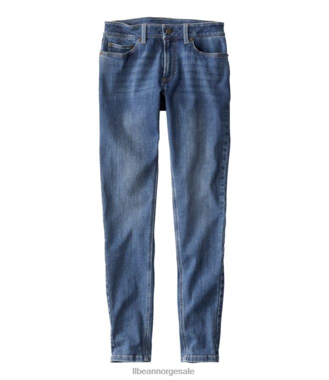 kvinner beanflex jeans 24VDH4837 L.L.Bean klær lett indigo