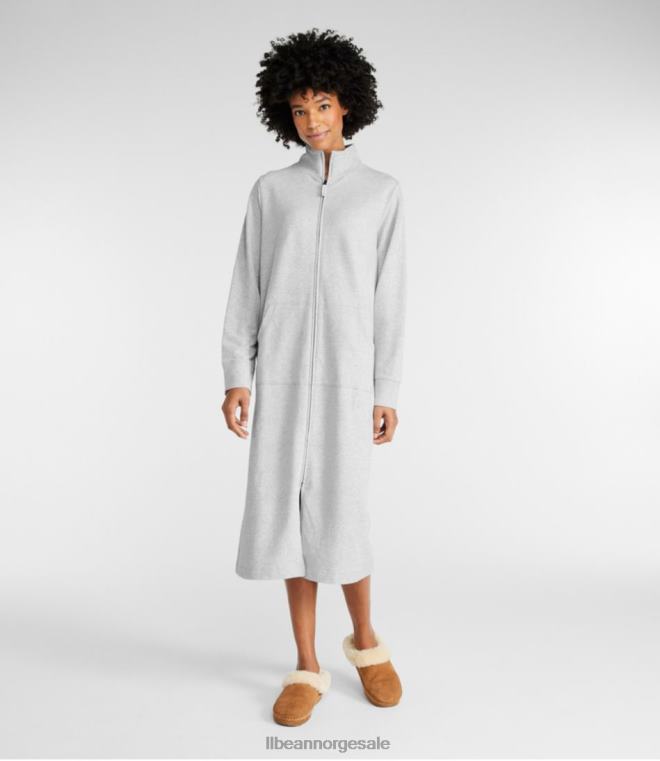 kvinner ultramyk sweatshirt kappe 24VDH3231 L.L.Bean klær lys grå lyng