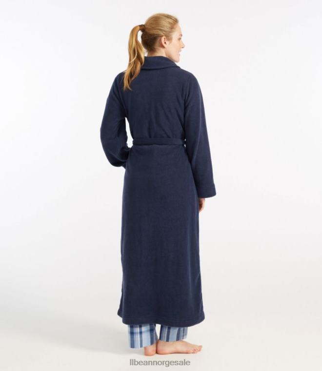 kvinner vinterkåpe i fleece 24VDH436 L.L.Bean klær arktisk blå
