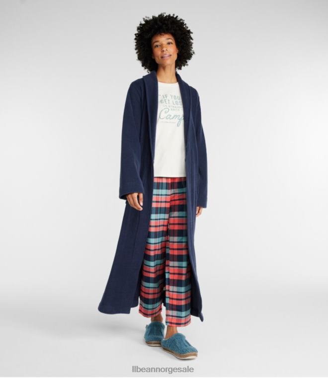 kvinner vinterkåpe i fleece 24VDH5899 L.L.Bean klær lys marine