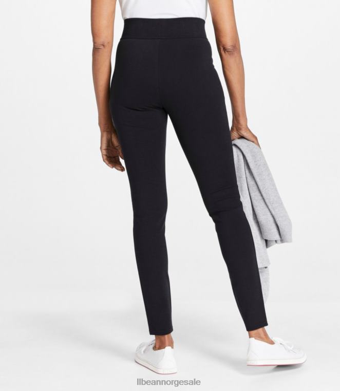 kvinner essensielle leggings med høy midje 24VDH6558 L.L.Bean klær henna