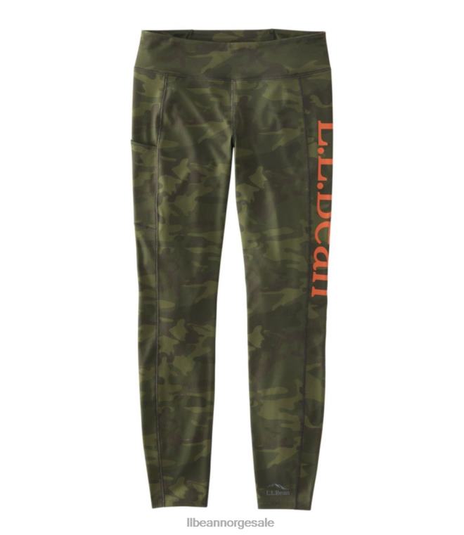 kvinner insekt skjold leggings 24VDH499 L.L.Bean klær loden camo