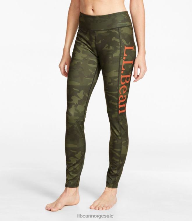 kvinner insekt skjold leggings 24VDH499 L.L.Bean klær loden camo