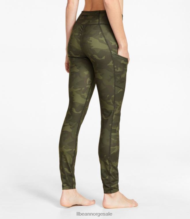 kvinner insekt skjold leggings 24VDH499 L.L.Bean klær loden camo