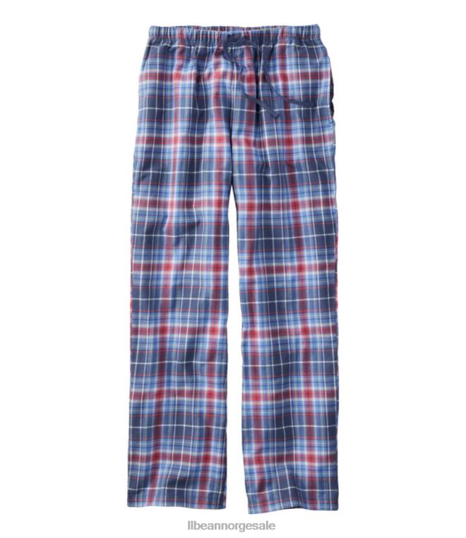 kvinner flanell sovebukser 24VDH350 L.L.Bean klær vintage indigo