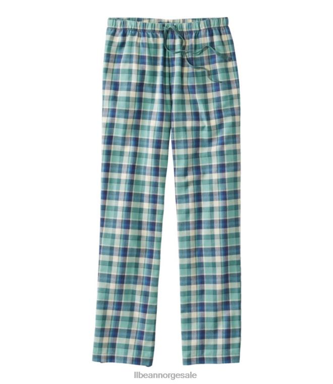 kvinner flanell sovebukser 24VDH5856 L.L.Bean klær gran furu pledd