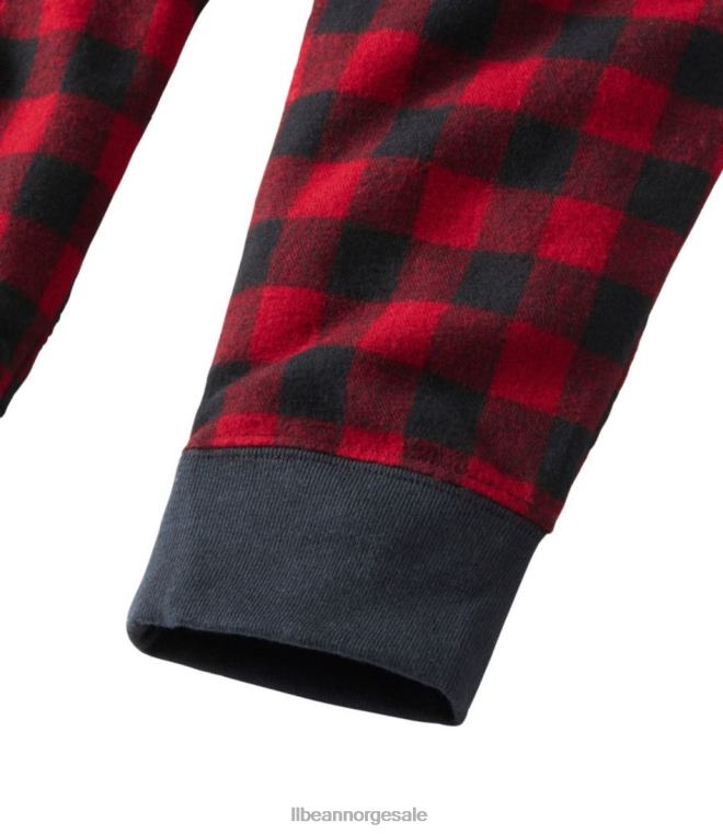 kvinner skotsk rutete flanell søvnjoggere 24VDH3548 L.L.Bean klær kjole gordon