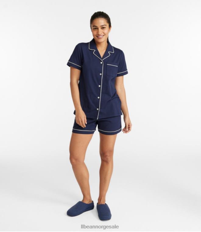 kvinner supermyk krympefri pyjamas 24VDH388 L.L.Bean klær sjøfuru