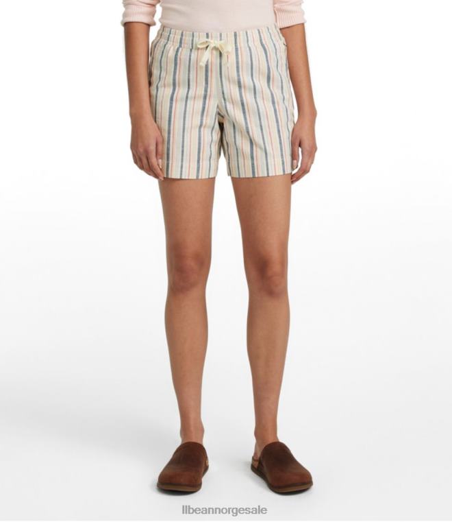 kvinner lakewashed dock shorts 24VDH384 L.L.Bean klær indigo blekk
