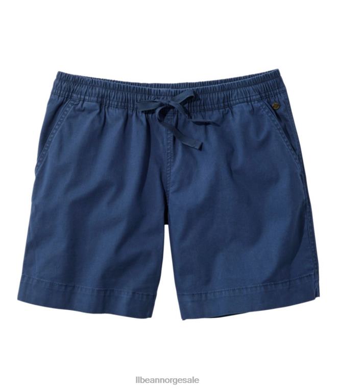kvinner lakewashed dock shorts 24VDH4768 L.L.Bean klær marinen