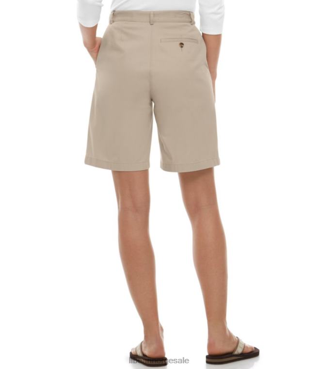 kvinner rynkefri buktshorts 24VDH4623 L.L.Bean klær arvstein