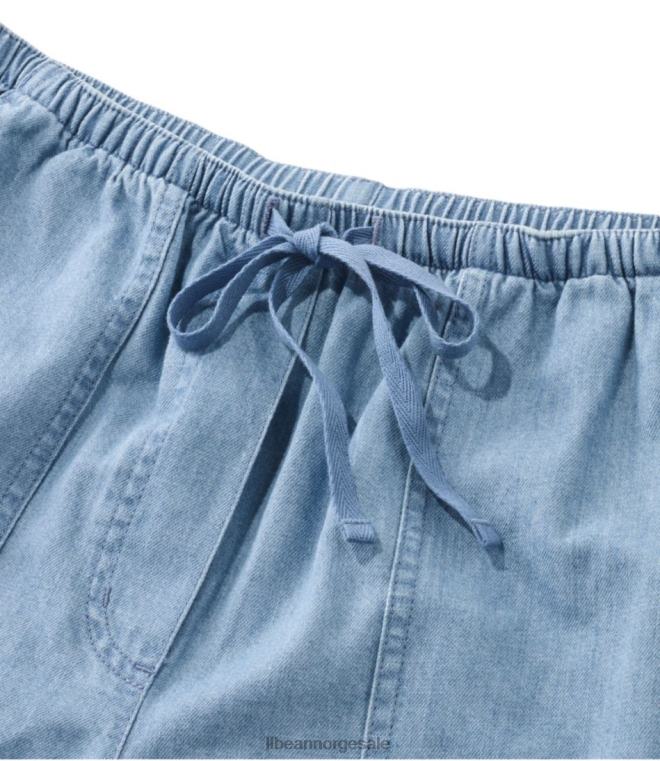 kvinner solvaskede shorts 24VDH3121 L.L.Bean klær middels vask
